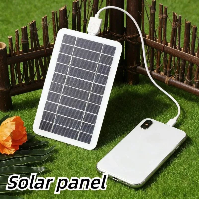 Solar Emergency Charger - 5V 5W Solar Panel Charger With