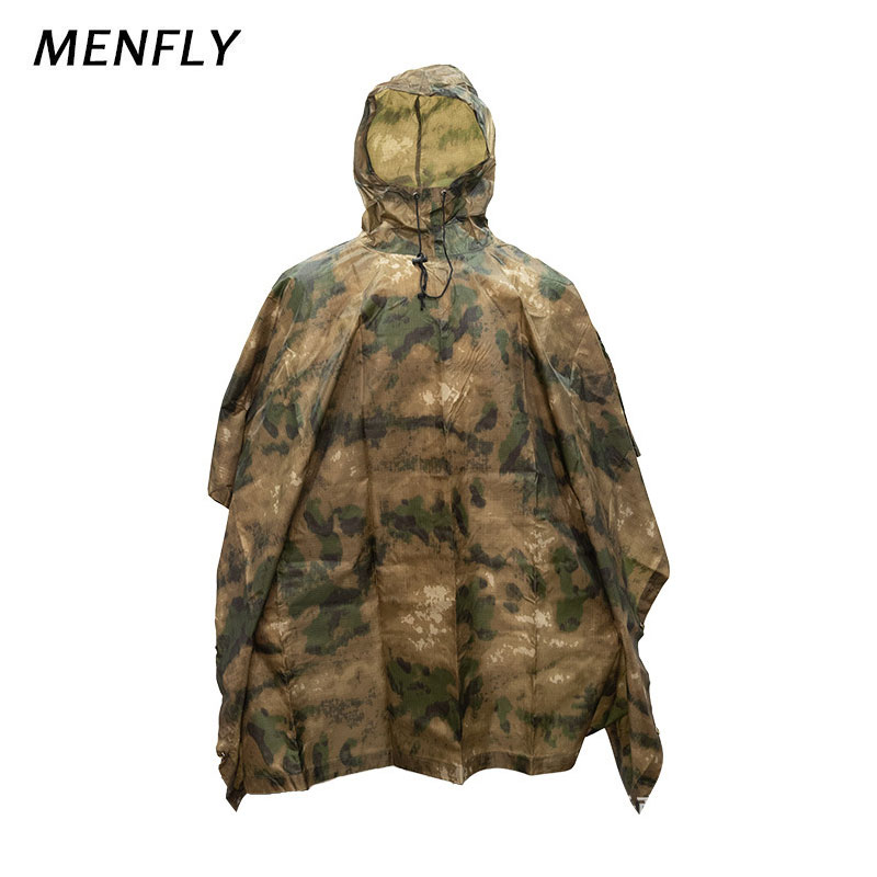 MENFLY ATFG Moss Camouflage Ta - đánh giá và giá Emergency Poncho Rain