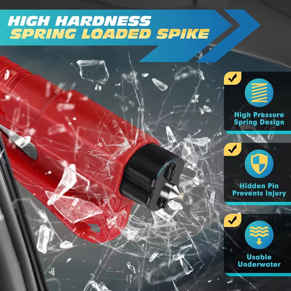 Safety Hammer Car Escape Tool  - đánh giá và giá Rescue Rope Throw
