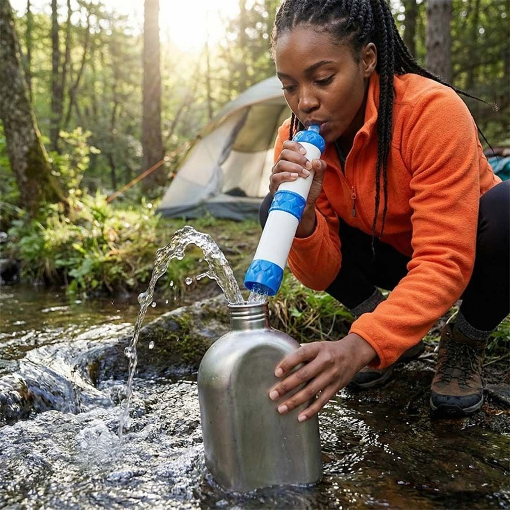 Mini Mini Water Filter Straw P - đánh giá và giá Water Purification Straw