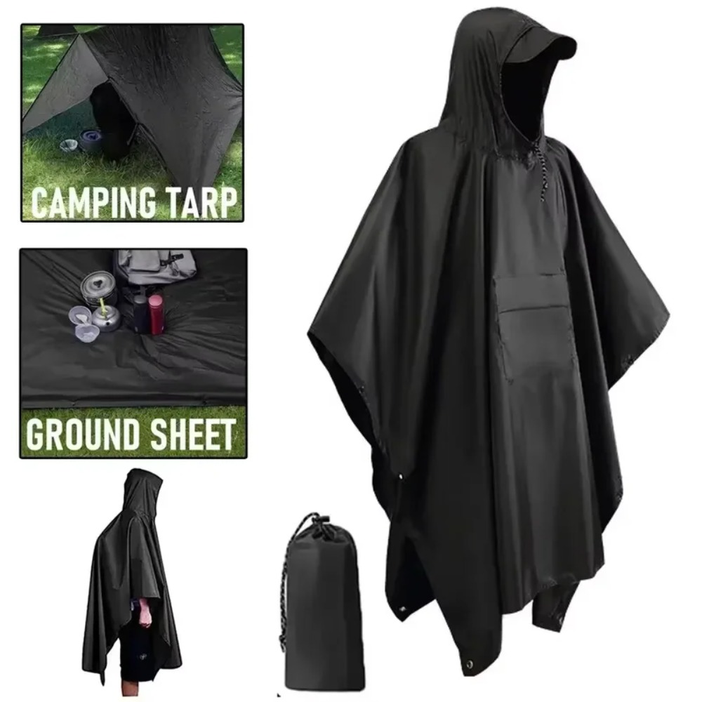 Outdoor Multifunctional 3 In 1 - đánh giá và giá Emergency Poncho Rain