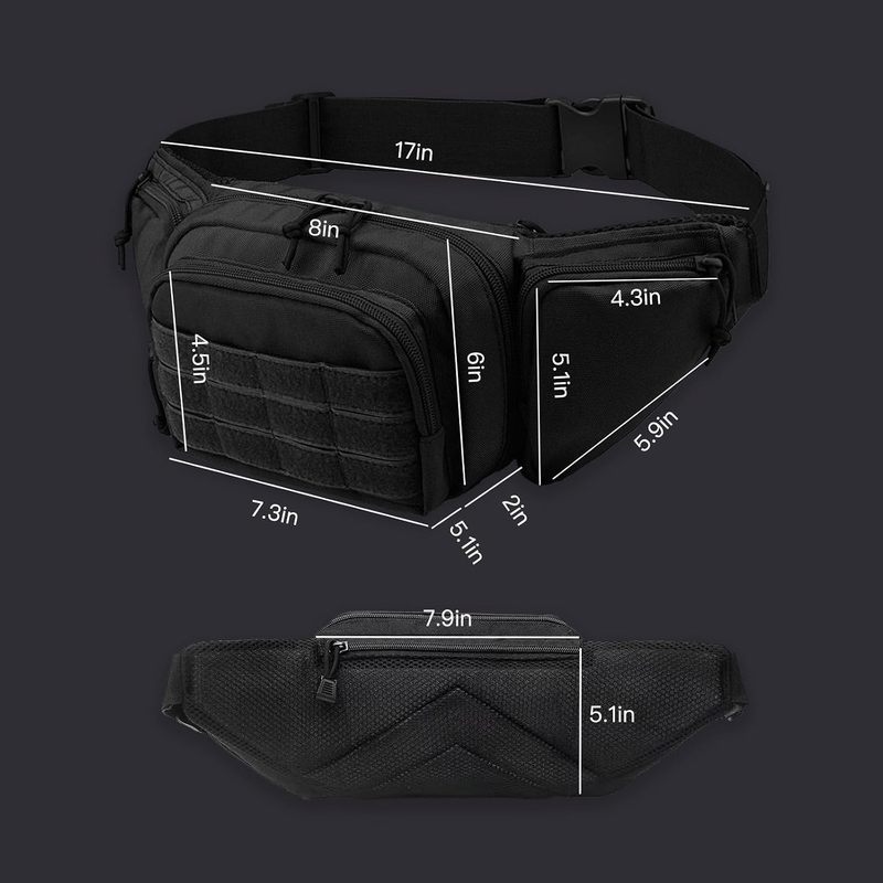 600D Oxford Multi-Pocket Waist - đánh giá và giá Fishing Kit Compact