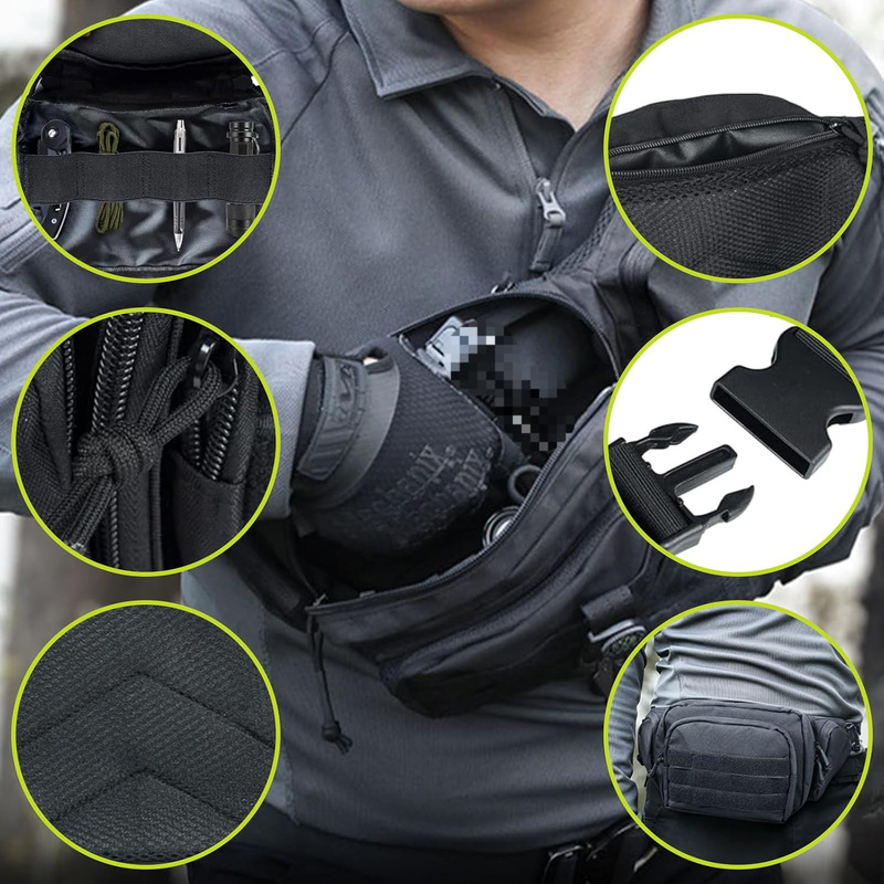 600D Oxford Multi-Pocket Waist - đánh giá và giá Fishing Kit Compact
