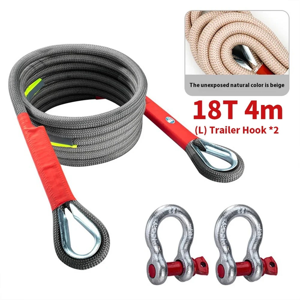 New Car Towing Rope Off-road V - đánh giá và giá Rescue Rope Throw