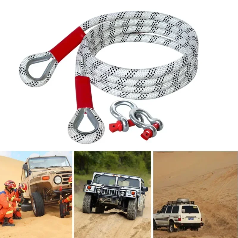 New Car Towing Rope Off-road V - đánh giá và giá Rescue Rope Throw