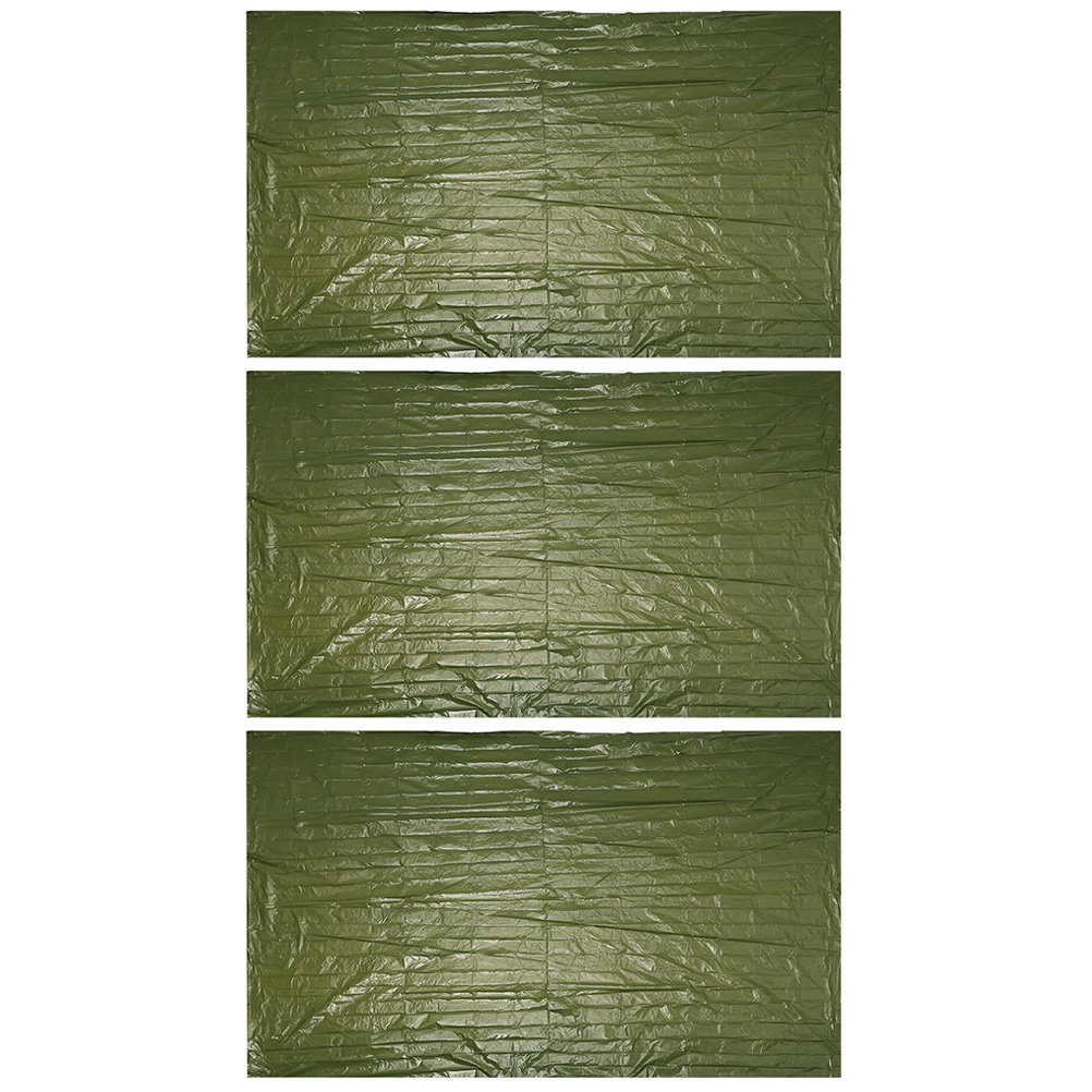 3Pcs Outdoor Emergency Blanket - đánh giá và giá Survival Blanket Reflective